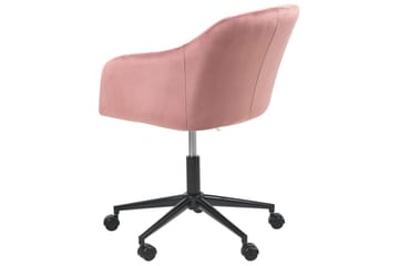 Kontorstol Venice Rosa/Svart - Rosa/Svart - Møbler - Stoler - Kontorstol & skrivebordsstol