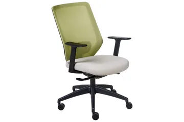 Kontorstol Virtuoso Grå/grønn/svart - Grå/grønn/svart - Møbler - Stoler - Kontorstol & skrivebordsstol