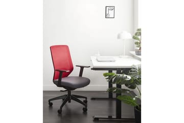 Kontorstol Virtuoso Rød/grå/svart - Rød/grå/svart - Møbler - Stoler - Kontorstol & skrivebordsstol