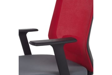 Kontorstol Virtuoso Rød/grå/svart - Rød/grå/svart - Møbler - Stoler - Kontorstol & skrivebordsstol