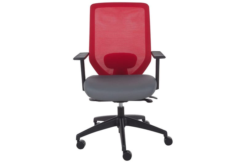 Kontorstol Virtuoso Rød/grå/svart - Rød/grå/svart - Møbler - Stoler - Kontorstol & skrivebordsstol