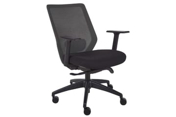 Kontorstol Virtuoso Svart/Beige - Svart/Beige - Møbler - Stoler - Kontorstol & skrivebordsstol