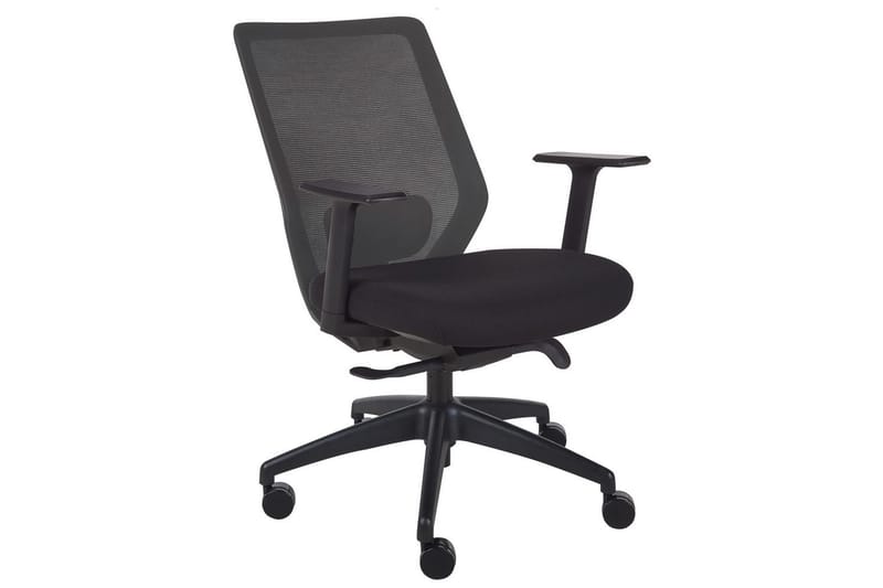 Kontorstol Virtuoso Svart/Beige - Svart/Beige - Møbler - Stoler - Kontorstol & skrivebordsstol