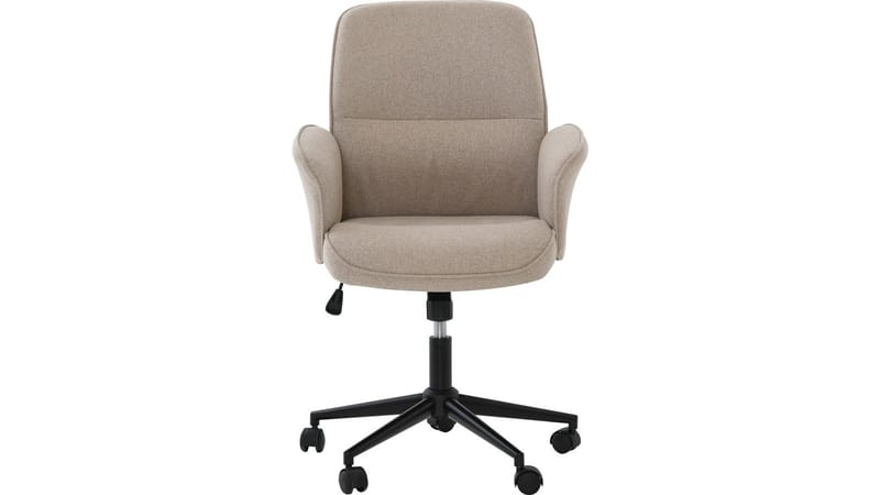 Kontorstol Ylvara Lav Rygg - Beige - Møbler - Stoler - Kontorstol & skrivebordsstol