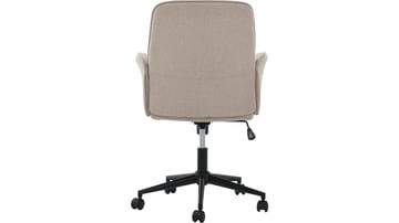 Kontorstol Ylvara Lav Rygg - Beige - Møbler - Stoler - Kontorstol & skrivebordsstol