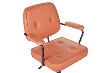 Kontorstol Pawnee Oransje/Svart - Oransje/Svart - Møbler - Stoler - Kontorstol & skrivebordsstol