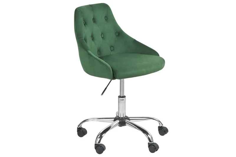 Kontorstol Parrish Grønn/svart/sølv, Grønn/svart/sølv