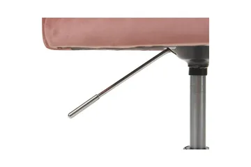 Kontorstol Parrish Rosa/svart/sølv - Rosa/svart/sølv - Møbler - Stoler - Kontorstol & skrivebordsstol