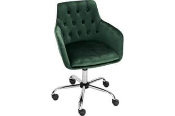 Kontorstol Perry Mørk grønn - Mørk grønn - Møbler - Stoler - Kontorstol & skrivebordsstol