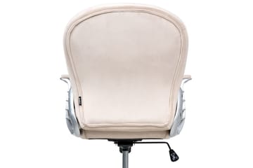 Kontorstol Princess - Beige, Sølv, Svart - Møbler - Stoler - Kontorstol & skrivebordsstol