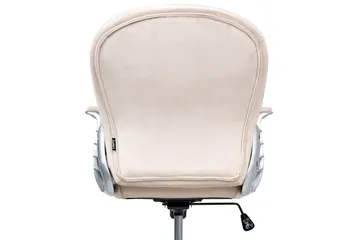 Kontorstol Princess - Beige, Sølv, Svart - Møbler - Stoler - Kontorstol & skrivebordsstol