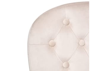 Kontorstol Princess - Beige, Sølv, Svart - Møbler - Stoler - Kontorstol & skrivebordsstol