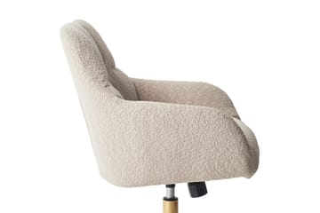 Kontorstol Palmdale Beige/svart/gull - Beige/svart/gull - Møbler - Stoler - Kontorstol & skrivebordsstol