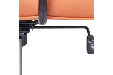 Kontorstol Pawnee Oransje/Svart - Oransje/Svart - Møbler - Stoler - Kontorstol & skrivebordsstol