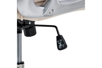 Kontorstol Princess - Beige, Sølv, Svart - Møbler - Stoler - Kontorstol & skrivebordsstol