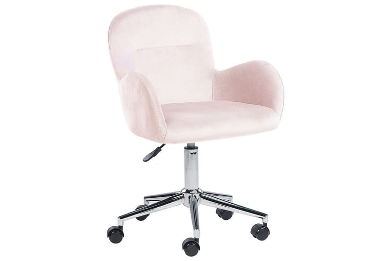 Kontorstol Priddy Rosa - Rosa - Møbler - Stoler - Kontorstol & skrivebordsstol
