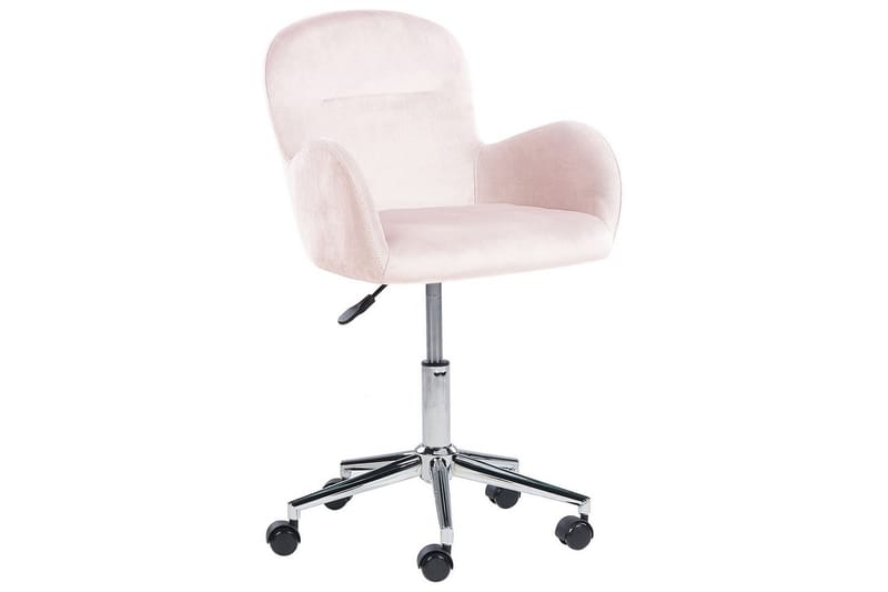 Kontorstol Priddy Rosa - Rosa - Møbler - Stoler - Kontorstol & skrivebordsstol