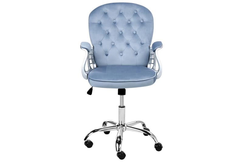 Kontorstol Princess - Blå, Sølv, Svart - Møbler - Stoler - Kontorstol & skrivebordsstol