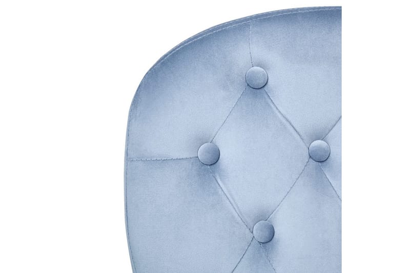 Kontorstol Princess - Blå, Sølv, Svart - Møbler - Stoler - Kontorstol & skrivebordsstol