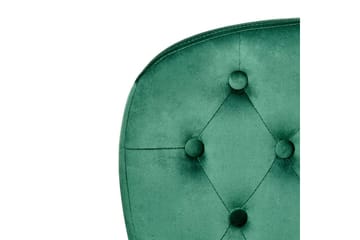 Kontorstol Princess - Grønn, sølv, svart, Grønn, Sølv, Svart - Møbler - Stoler - Kontorstol & skrivebordsstol