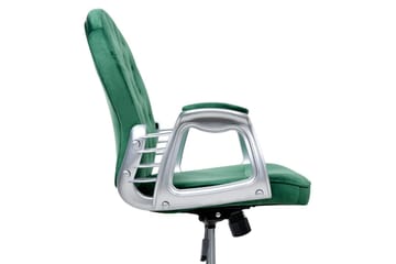 Kontorstol Princess - Grønn, sølv, svart, Grønn, Sølv, Svart - Møbler - Stoler - Kontorstol & skrivebordsstol