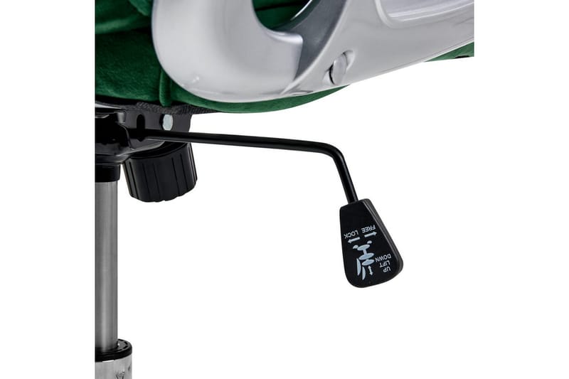 Kontorstol Princess - Grønn, sølv, svart, Grønn, Sølv, Svart - Møbler - Stoler - Kontorstol & skrivebordsstol