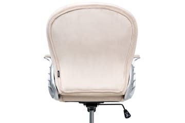 Kontorstol Princess - Beige, Sølv, Svart - Møbler - Stoler - Kontorstol & skrivebordsstol