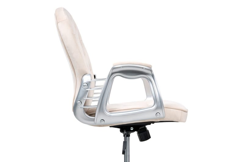 Kontorstol Princess - Beige, Sølv, Svart - Møbler - Stoler - Kontorstol & skrivebordsstol