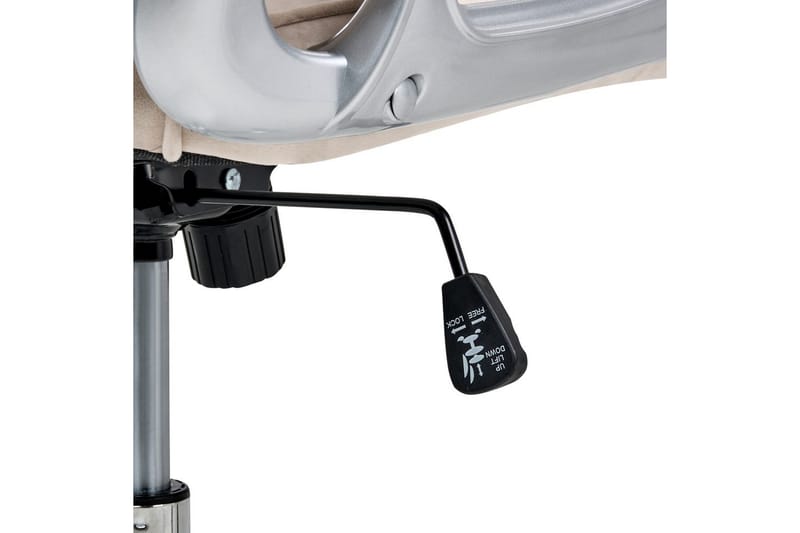 Kontorstol Princess - Beige, Sølv, Svart - Møbler - Stoler - Kontorstol & skrivebordsstol