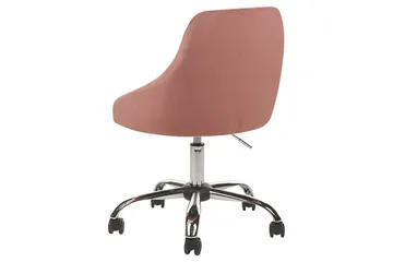 Kontorstol Parrish Rosa/svart/sølv - Rosa/svart/sølv - Møbler - Stoler - Kontorstol & skrivebordsstol