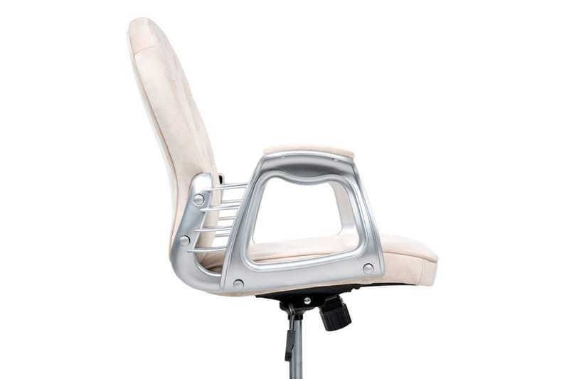 Kontorstol Princess - Beige, Sølv, Svart - Møbler - Stoler - Kontorstol & skrivebordsstol