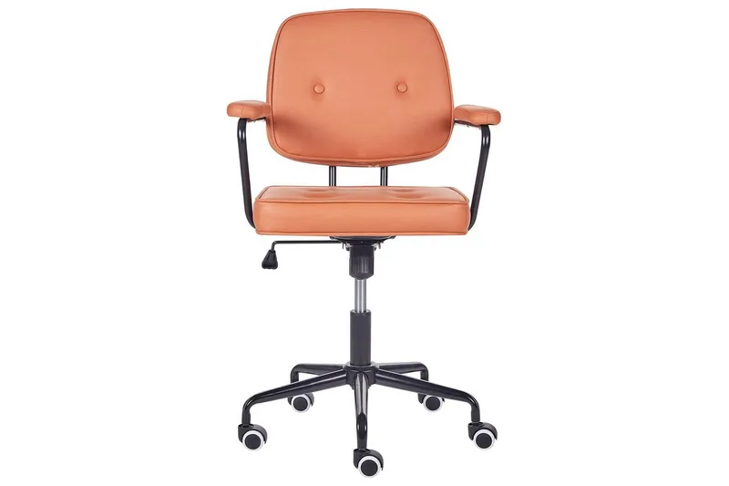 Kontorstol Pawnee Oransje/Svart - Oransje/Svart - Møbler - Stoler - Kontorstol & skrivebordsstol