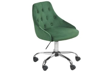 Kontorstol Parrish Grønn/svart/sølv - Grønn/svart/sølv - Møbler - Stoler - Kontorstol & skrivebordsstol