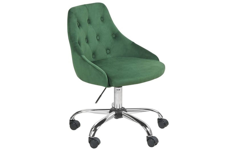 Kontorstol Parrish Grønn/svart/sølv - Grønn/svart/sølv - Møbler - Stoler - Kontorstol & skrivebordsstol