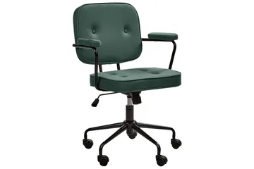 Kontorstol Pawnee Grønn/svart - Grønn/svart - Møbler - Stoler - Kontorstol & skrivebordsstol