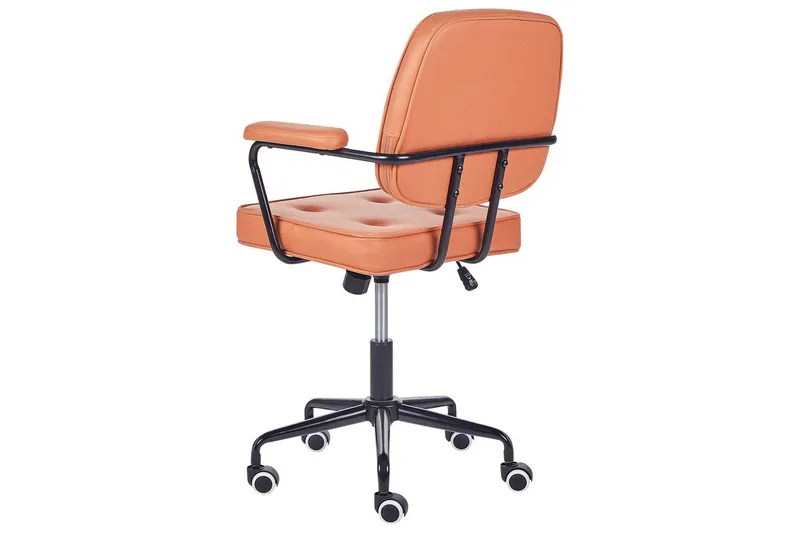Kontorstol Pawnee Oransje/Svart - Oransje/Svart - Møbler - Stoler - Kontorstol & skrivebordsstol