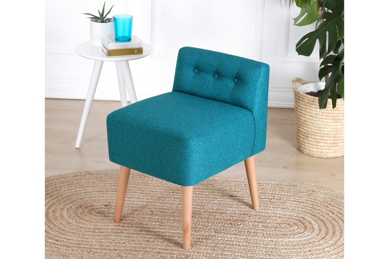 Anaro Sittepuff 43 cm Rektangulær - Grønn - Møbler - Stoler - Krakk - Puff