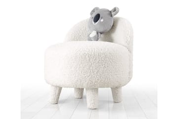 Anaro Sittepuff Rund - Hvit - Møbler - Stoler - Krakk - Puff