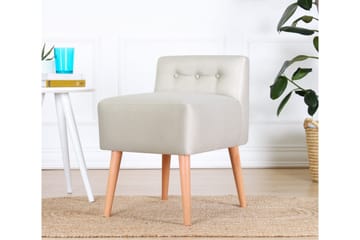 Anaro Sittepuff 43 cm Rektangulær - Beige - Møbler - Stoler - Krakk - Puff