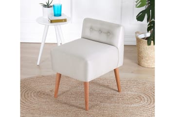 Anaro Sittepuff 43 cm Rektangulær - Beige - Møbler - Stoler - Krakk - Puff