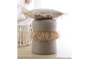 Anaro Sittepuff Rund - Brun - Møbler - Stoler - Krakk - Puff