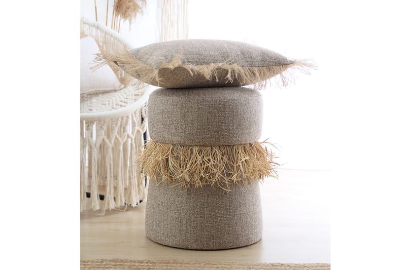 Anaro Sittepuff Rund - Brun - Møbler - Stoler - Krakk - Puff