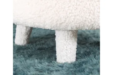 Anaro Sittepuff Rund - Hvit - Møbler - Stoler - Krakk - Puff