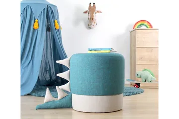 Anaro Sittepuff Rund - Blå - Møbler - Stoler - Krakk - Puff