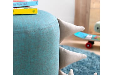 Anaro Sittepuff Rund - Blå - Møbler - Stoler - Krakk - Puff