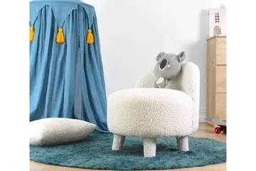 Anaro Sittepuff Rund - Hvit - Møbler - Stoler - Krakk - Puff