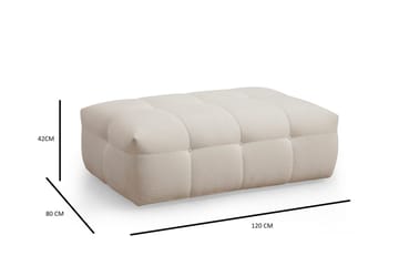 Octavian Fotskammel 120 cm - Beige - Møbler - Stoler - Krakk - Fotskammel