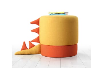 Anaro Sittepuff Rund - Gul - Møbler - Stoler - Krakk - Puff