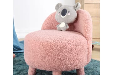 Anaro Sittepuff Rund - Rosa - Møbler - Stoler - Krakk - Puff