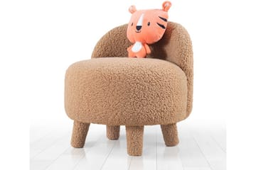 Anaro Sittepuff Rund - Brun - Møbler - Stoler - Krakk - Puff